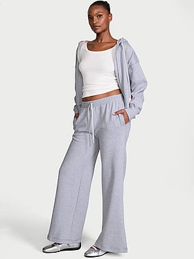 Effortless Fleece Wide-Leg Sweatpant