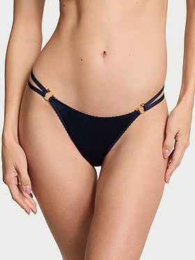 Strappy Ring Hardware Thong Panty