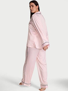 Signature Satin Long Pajama Set