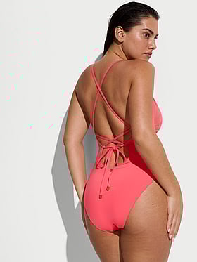 Essential Plunge Cheeky One-Piece Swimsuit