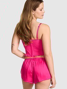 Sweet Dreams Silky Pajama Micro Shorts