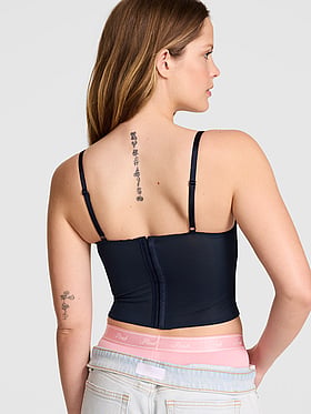 PINK Wink™ Lightly Lined Scoop Corset Top