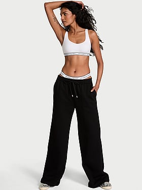 Iconic Fleece Wide-Leg Sweatpant
