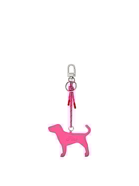 Corded Dog Keychain Charm