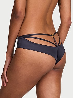 Strappy-Back Ring Hardware Cheeky Panty