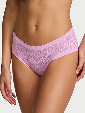 No-Show Leopard Lace Cheeky Panty