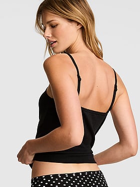 Pointelle Sweetheart Cami