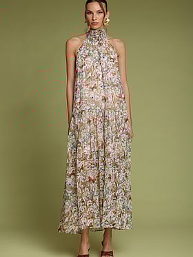 Drop-Waist Sleeveless Maxi Dress