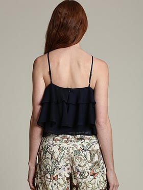 Ruffle Halter Neck Top