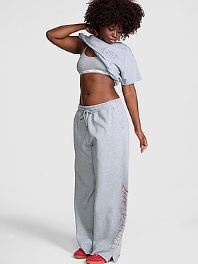 Campus Fleece™ Wide-Leg Split-Hem Sweatpants