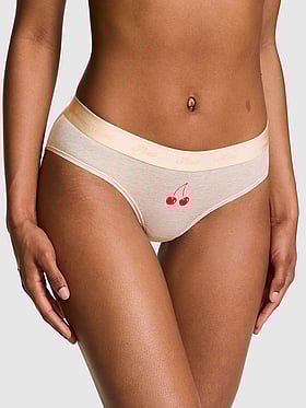 Logo Cotton Hiphugger Panty