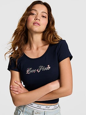All-Day Cotton™ Open-Back Tee
