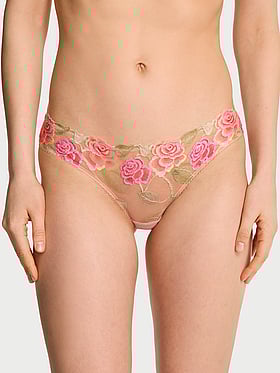 Sweet Melody Embroidery Brazilian Panty