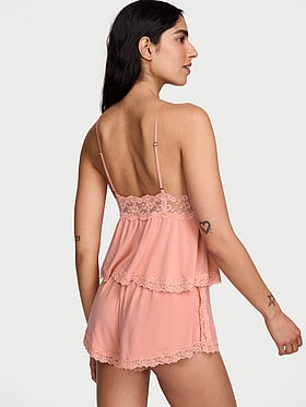 SoSoft™ Modal Lace-Trim Cami & Shorts Set