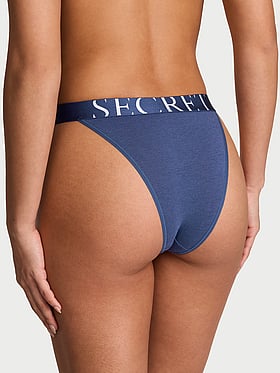 Exploded Logo Cotton 90s Brief Panty