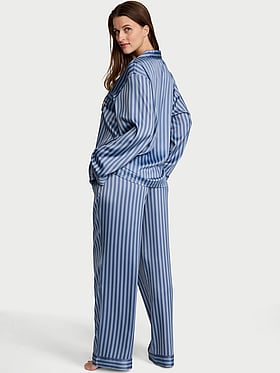 Signature Satin Long Pajama Set