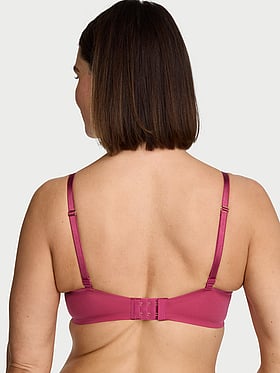 Smooth Lightly Lined Plunge Demi Bra