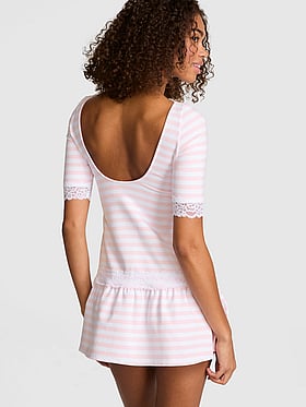 Daphne Boat Neck Flirty Dress