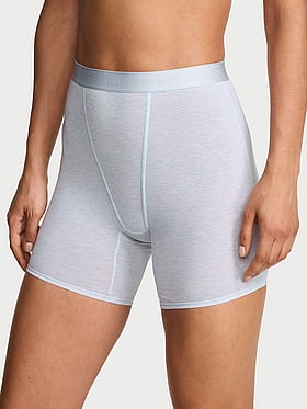Logo Cotton High-Waist Boxer Brief