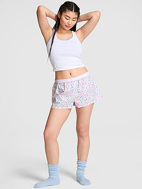 Cotton Boxy Pajama Shorts