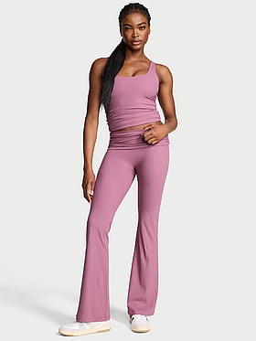 VSX Elevate™ Rib Ruched Foldover Flare Legging