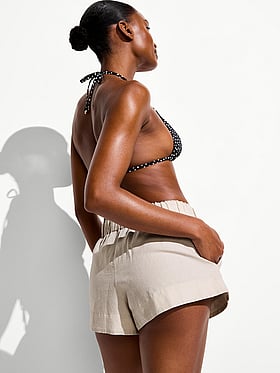 Beachwear Linen Shorts