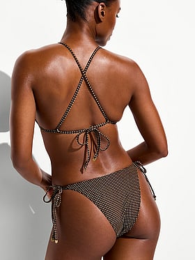 Beach Beads Side-Tie Brazilian Bikini Bottom