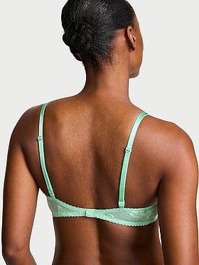 Sexy Tee Butterfly Mesh Lightly Lined Demi Bra