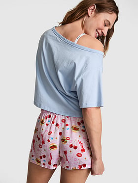 Silky Sleep Boxy Pajama Shorts