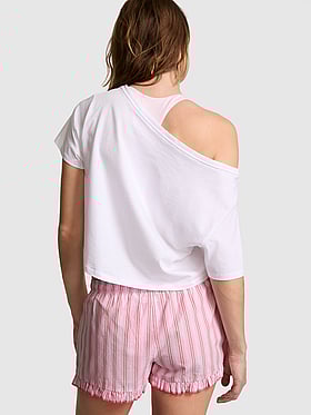 Cotton Boxy Pajama Shorts