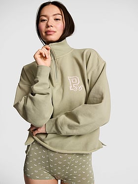 Campus Fleece™ Quarter-Zip Straight-Cut Sweatshirt