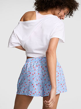 Cotton Boxy Pajama Shorts