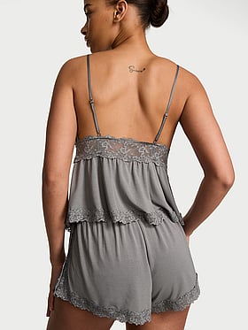 SoSoft™ Modal Lace-Trim Cami & Shorts Set