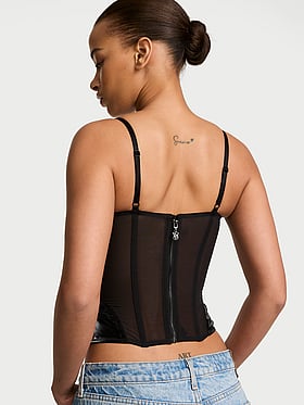 Desire Lines Embroidery Corset Top