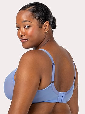 Sheer Mesh Full Coverage Unlined Underwire Bra