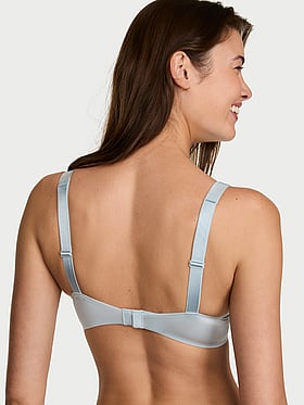 Ombré Stripe Shine Strap Push-Up Bra
