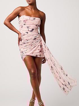 Kayla Mesh Mini Dress