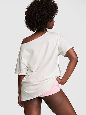 Campus Cotton™ Off-The-Shoulder Tee