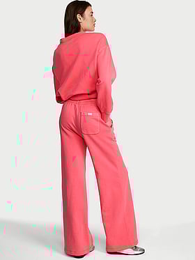 Iconic Fleece Wide-Leg Sweatpant