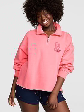 Campus Fleece™ Quarter-Zip Straight-Cut Sweatshirt