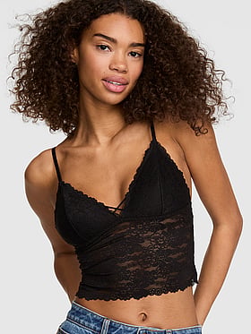 PINK Wink™ Longline Triangle Bralette