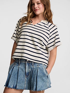 Campus Terry™ Short-Sleeve Crew Sweatshirt
