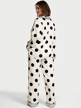 Signature Satin Long Pajama Set