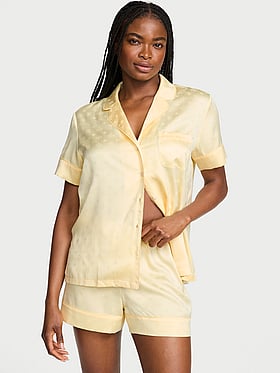 Signature Satin Short Pajama Set