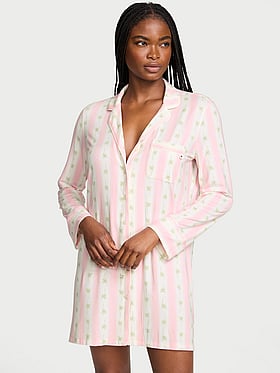 SoSoft™ Modal Button-Front Sleepshirt