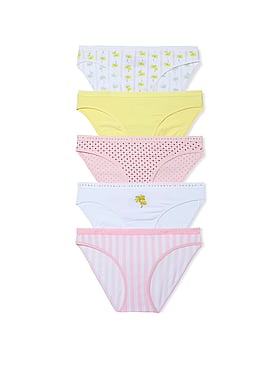5-Pack Stretch Cotton Bikini Panties