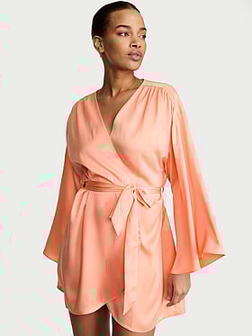 Satin Short Robe