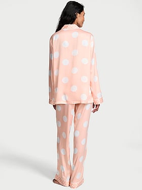 Signature Satin Long Pajama Set