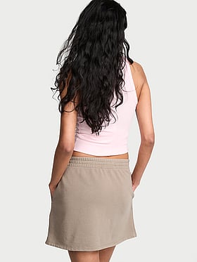 Off-Duty Terry Mini Skirt
