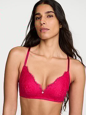Lace Wireless Push-Up Bra